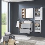 Koupelnová deska na skříňku 141 cm, Multidecor, Dark Rockford Hic Mereo