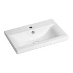 Vigo, koupelnová skříňka s keramickým umyvadlem 61 cm, bílá Mereo