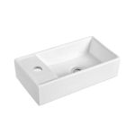 Vigo, koupelnová skříňka s keramickým umývátkem, 41 cm, bílá Mereo