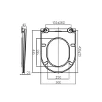 WC kombi, vario odpad, kapotované, Smart Flush RIMLESS, keramické vč. sedátka Mereo